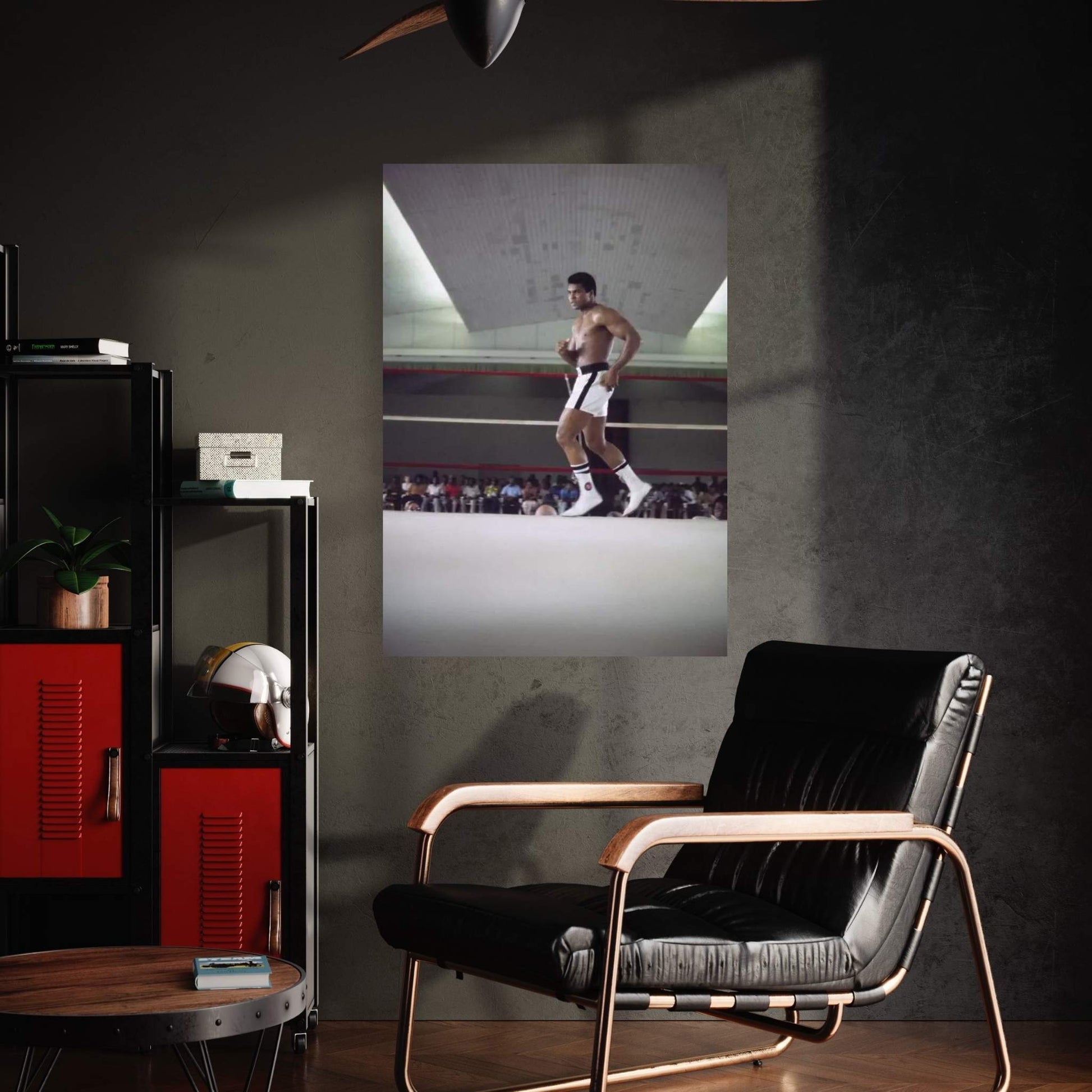 Rumble In The Jungle™ Footwork Training Canvas Wall Art - Y Canvas