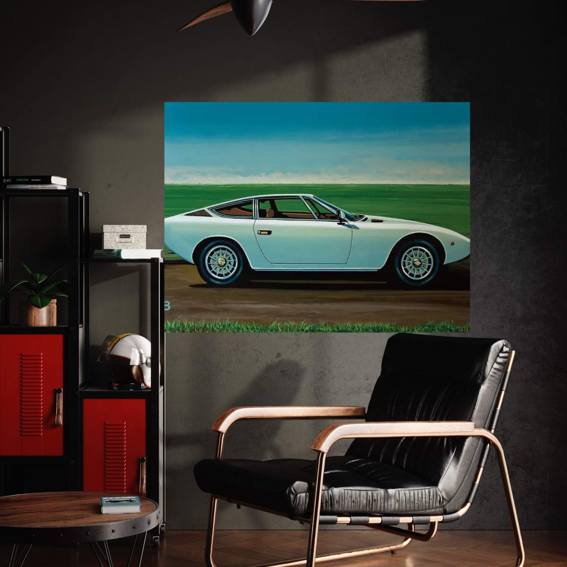 Maserati Khamsin 1974 Canvas Wall Art - Y Canvas