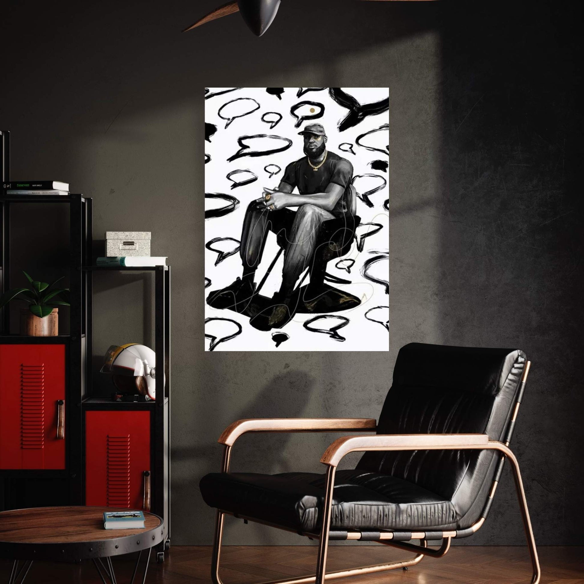 Shop Talk Canvas Wall Art - Y Canvas