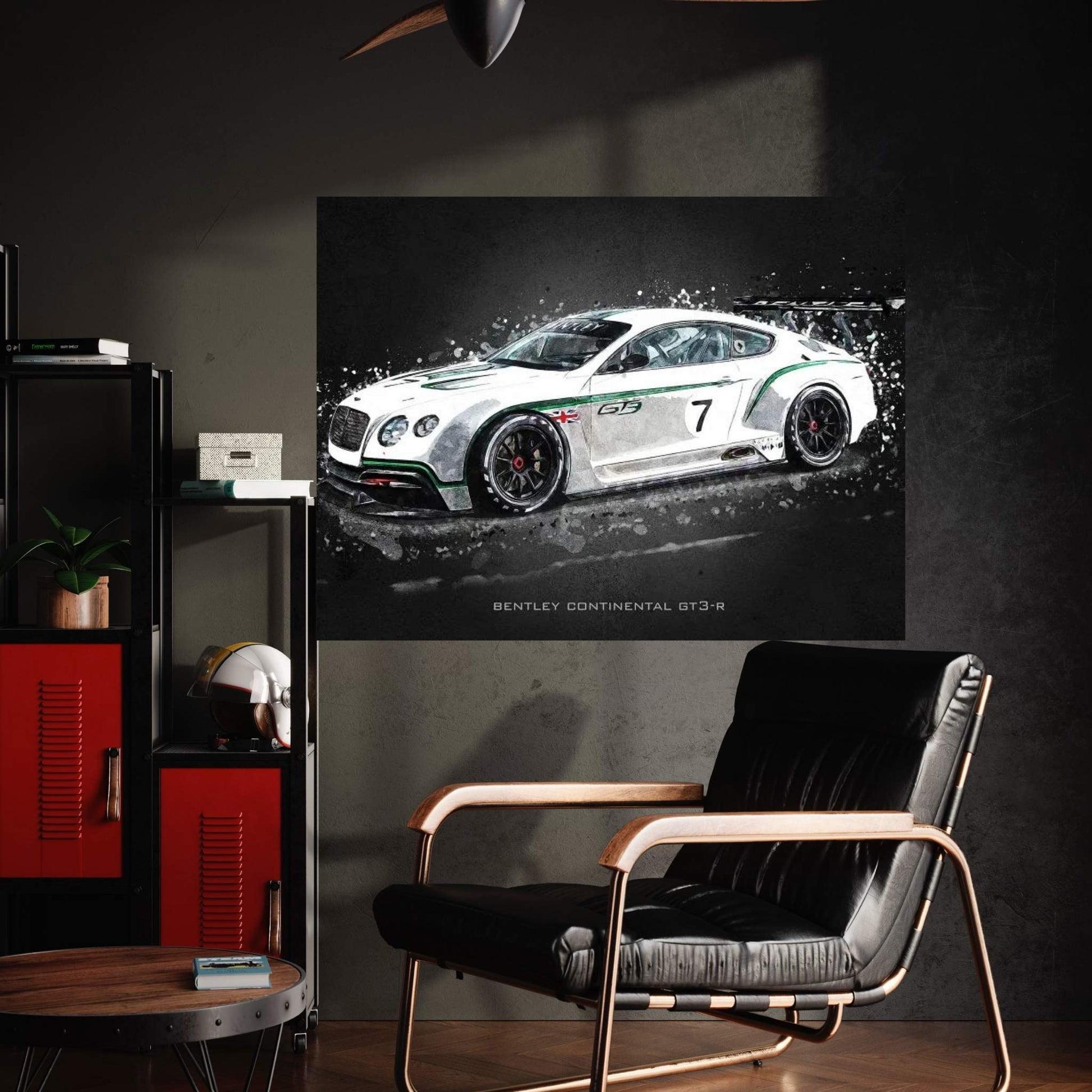 Bentley Continental GT3-R Canvas Wall Art - Y Canvas