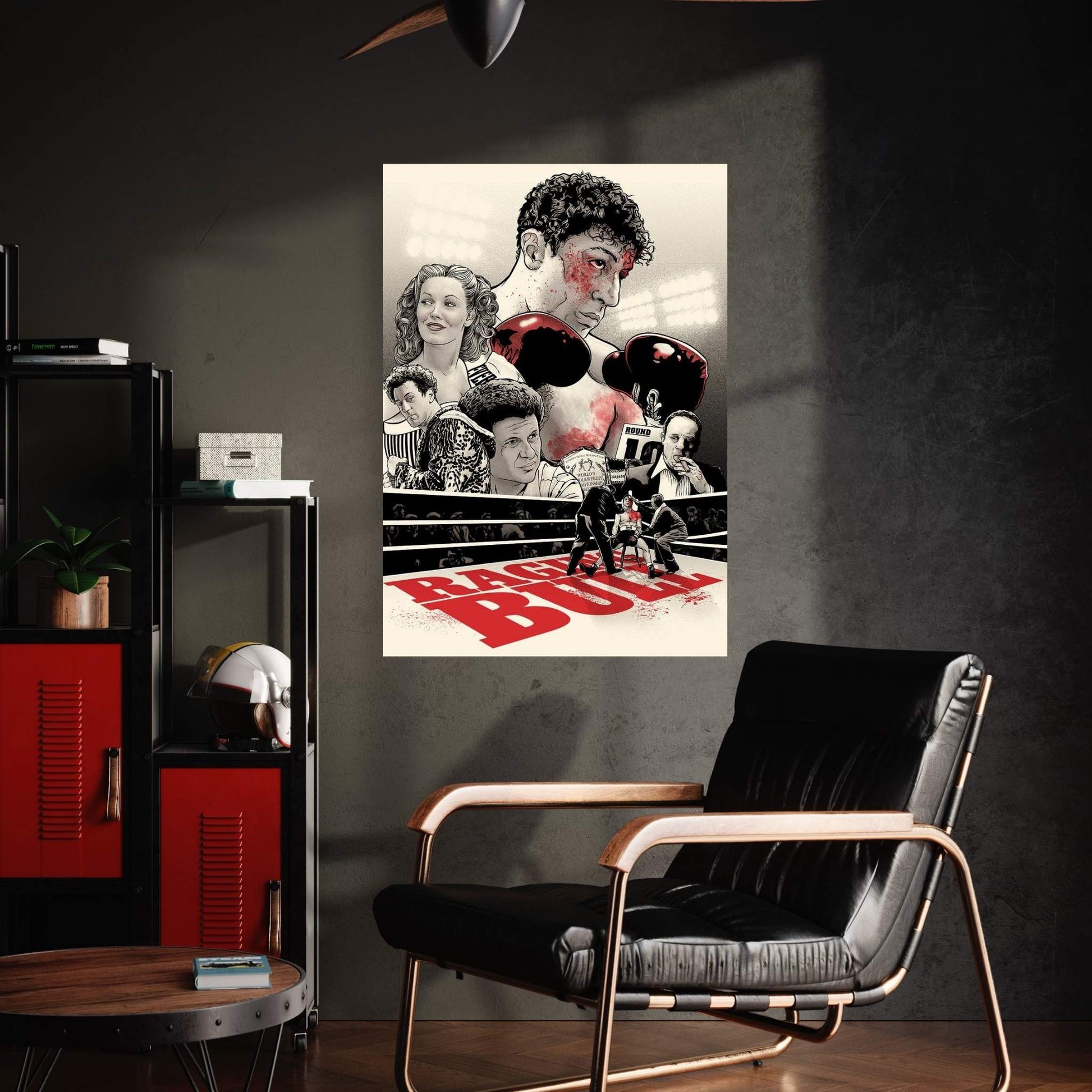 Raging Bull Canvas Wall Art - Y Canvas