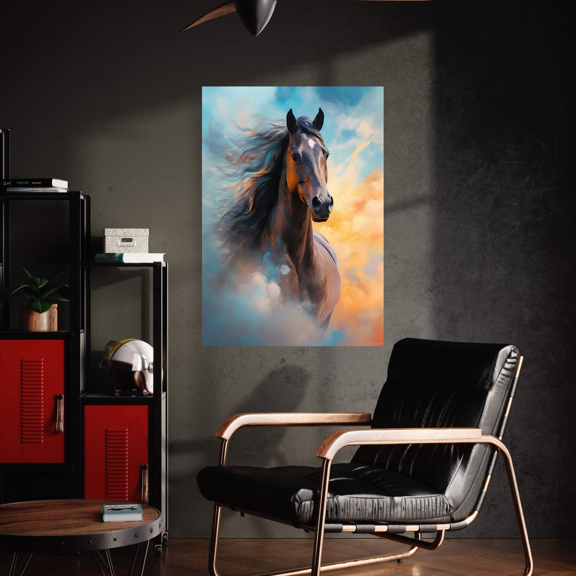 Beautiful Brown Horse Canvas Wall Art , Animal Wall Art - Y Canvas