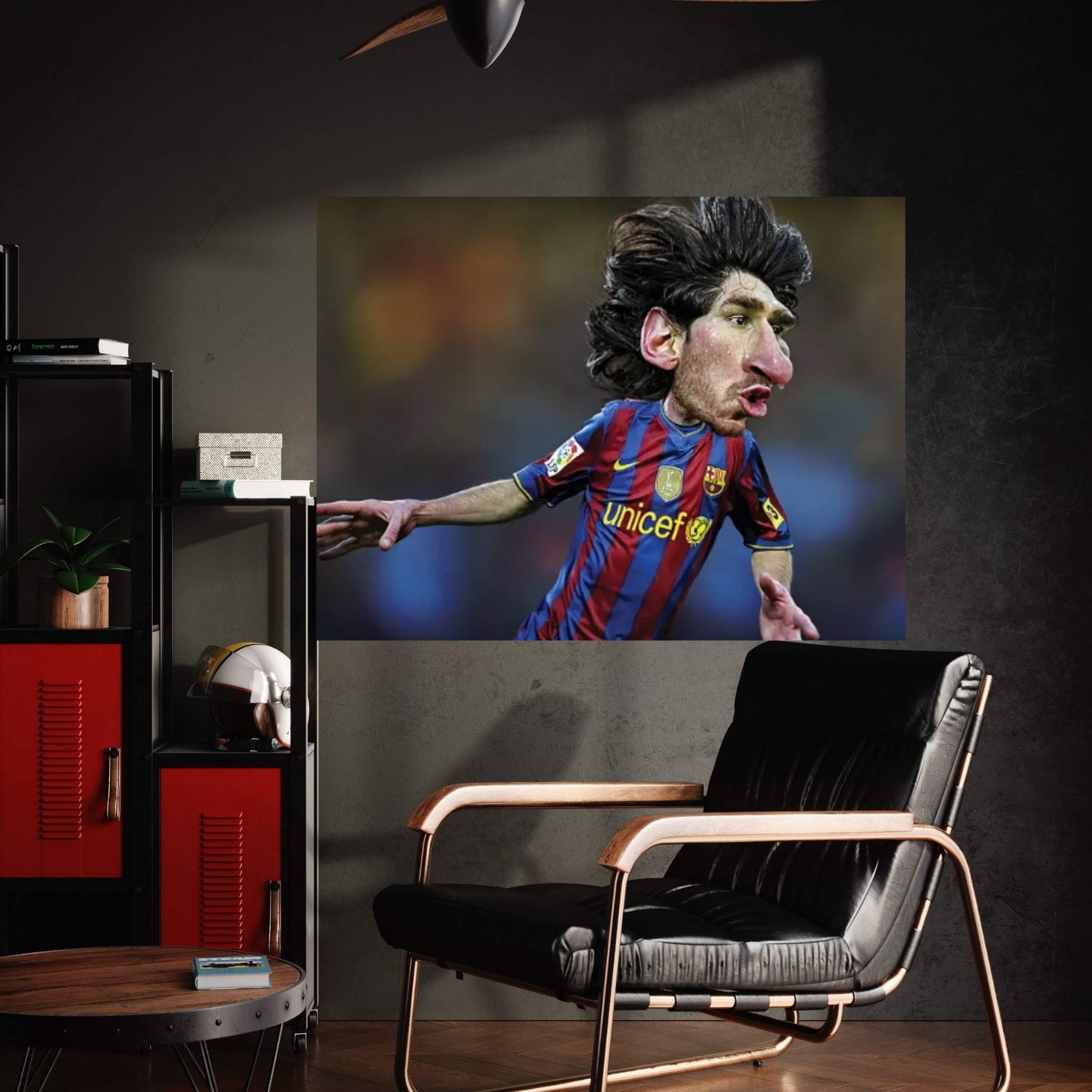 Lionel Messi Canvas Wall Art - Y Canvas