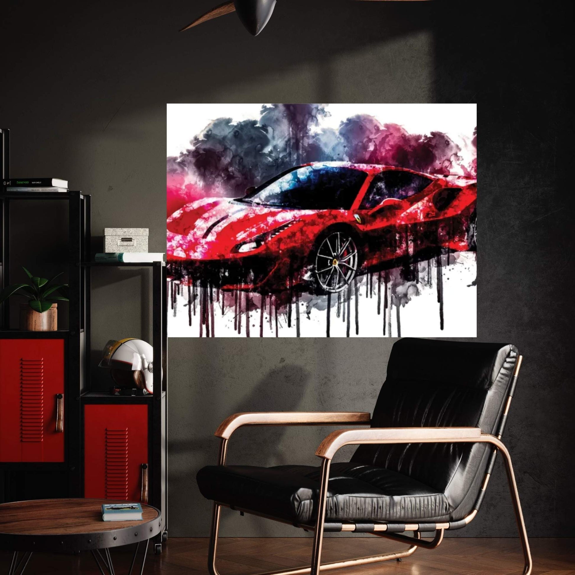 2018 Ferrari 488 Pista Canvas Wall Art - Y Canvas