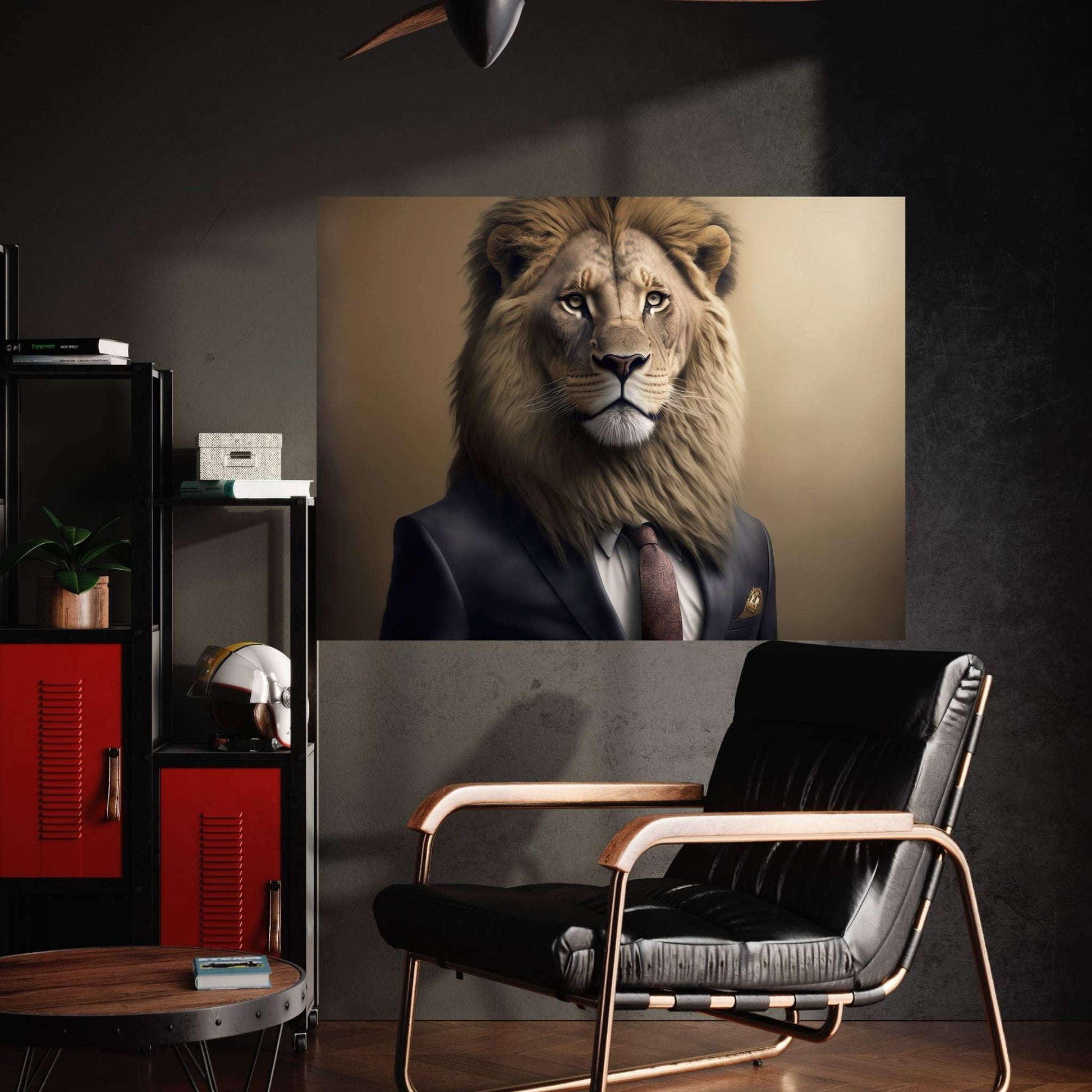 Lion Wall Art, Lion Canvas Art, Animal Wall Art - Y Canvas