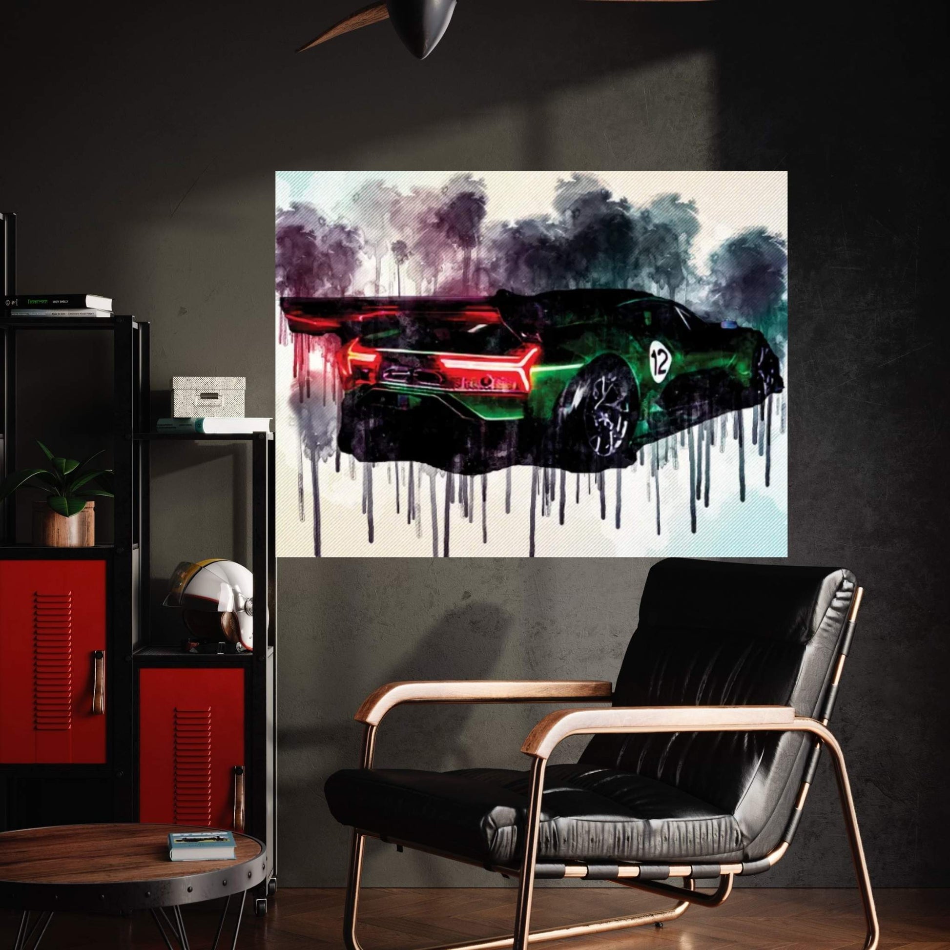 Brabham Bt62 2019 Hypercar Rear View Exterior Canvas Wall Art - Y Canvas