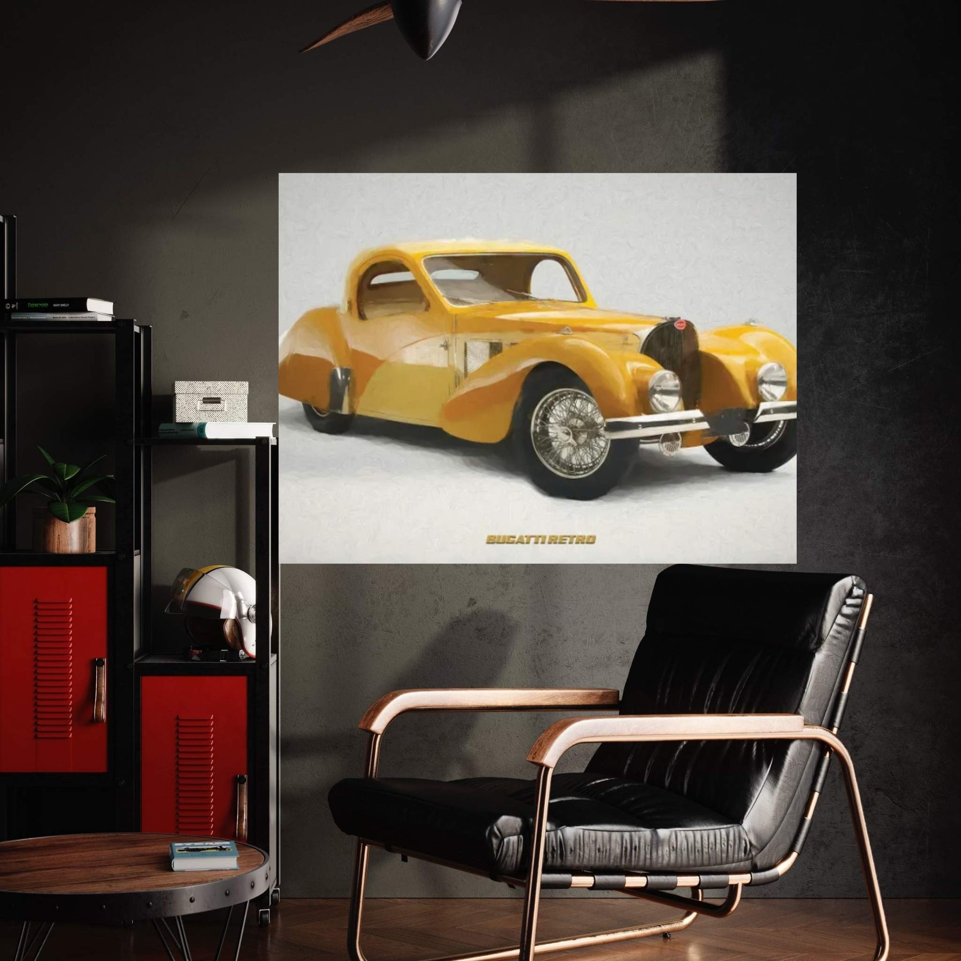 Bugatti Retro II Canvas Wall Art - Y Canvas