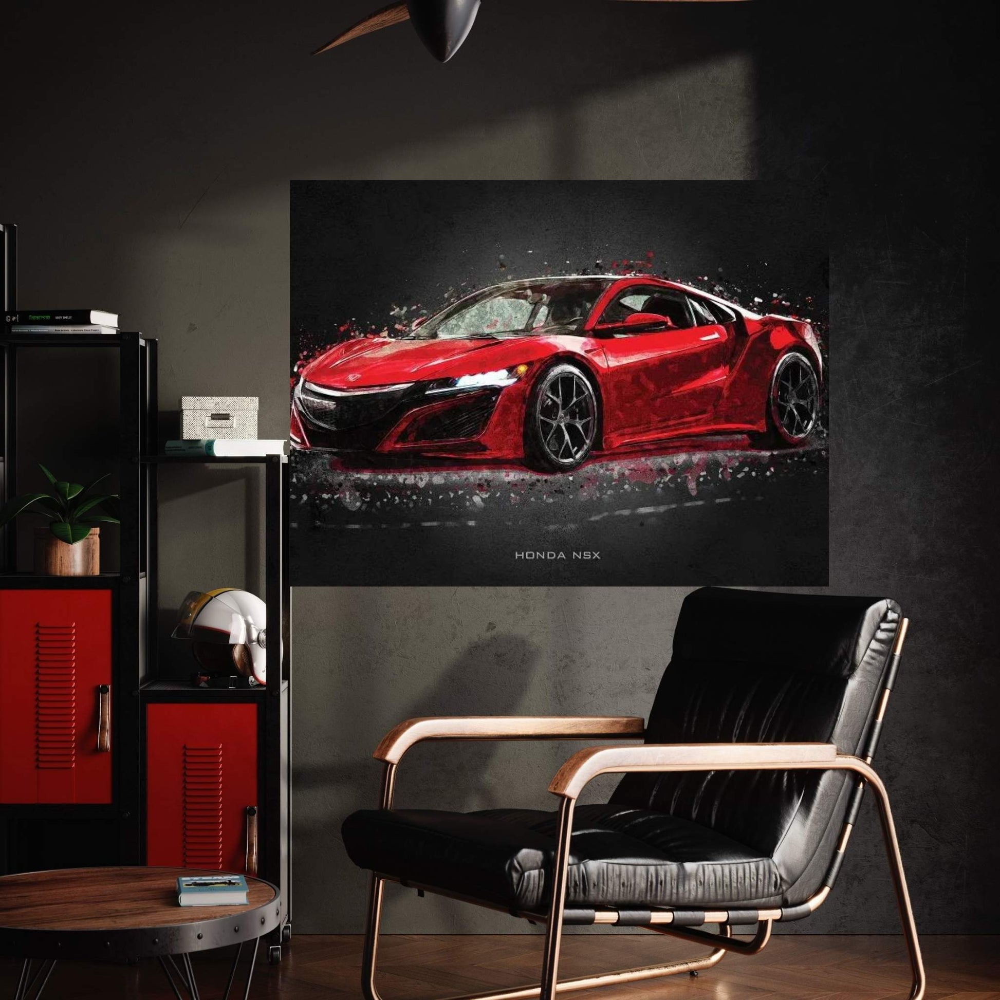 Honda NSX Canvas Wall Art - Y Canvas