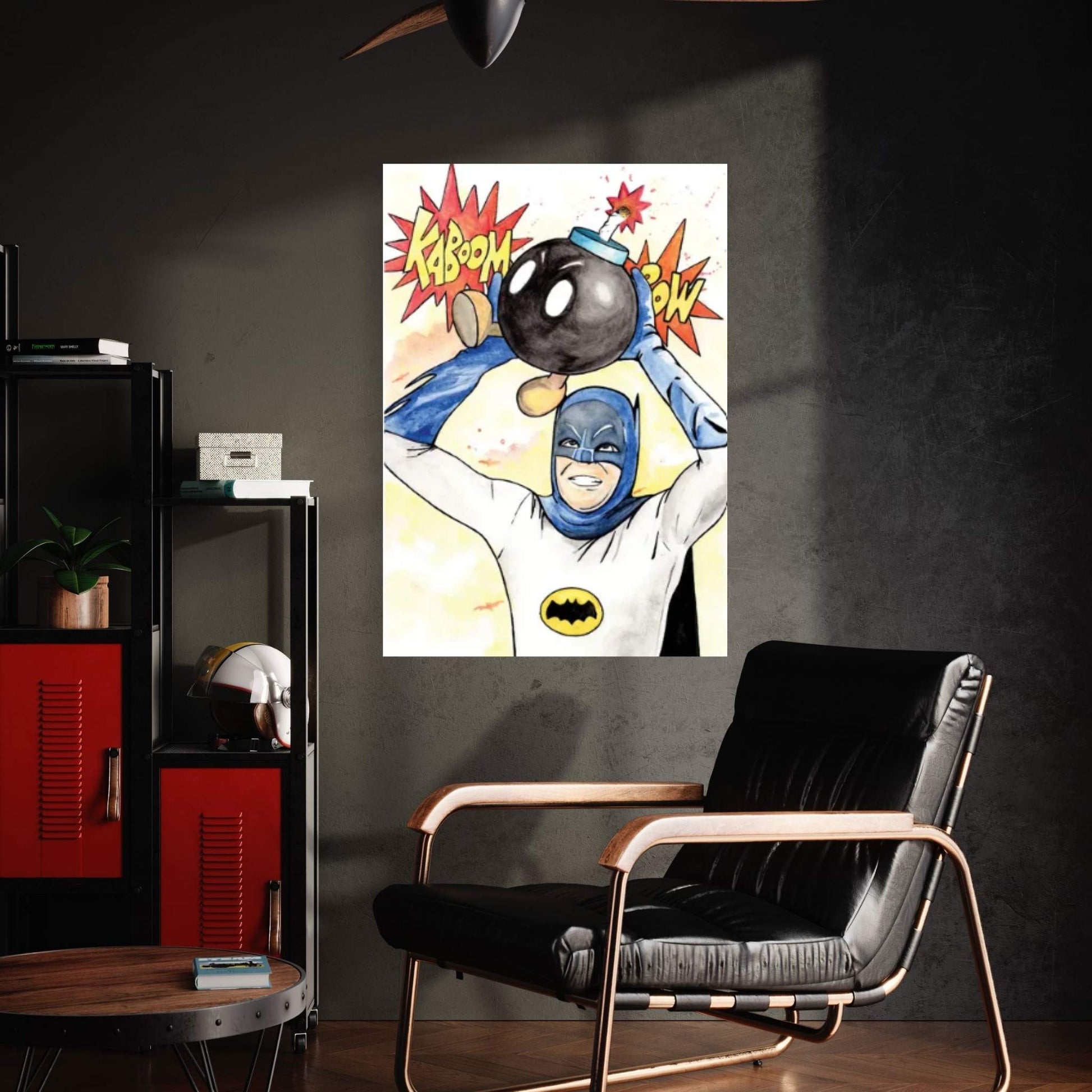 Bat Bomb Canvas Wall Art - Y Canvas