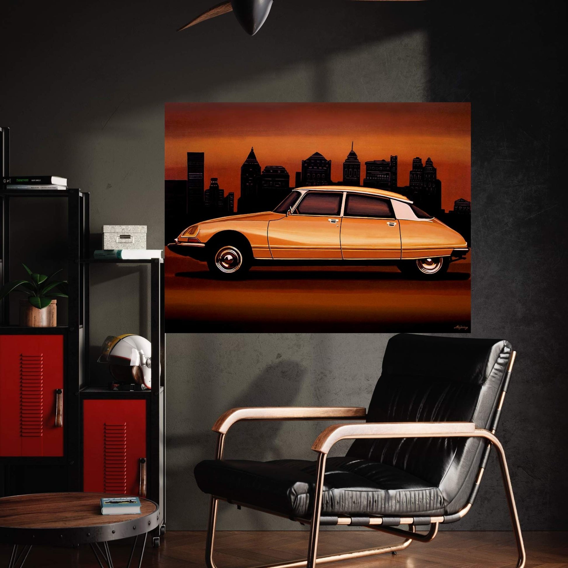 Citroen DS 1955 Canvas Wall Art - Y Canvas