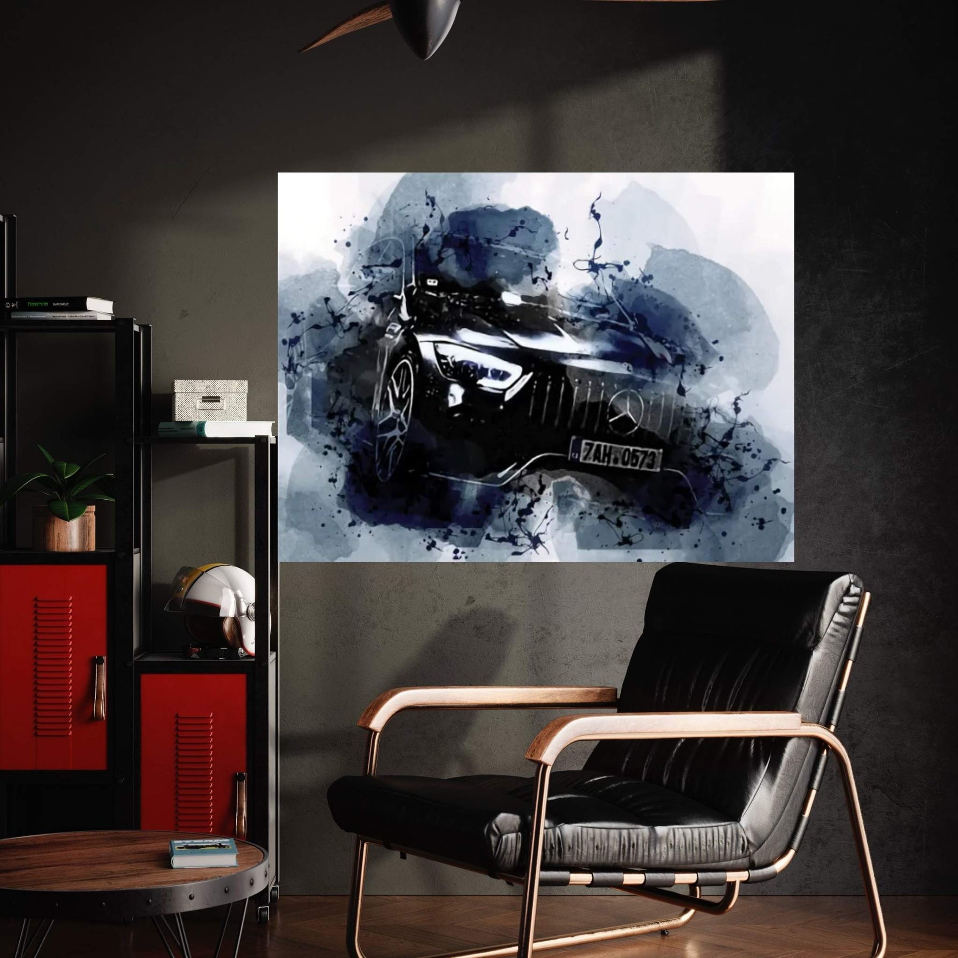 Mercedes-AMG Gt 63 S Oil Station 2021 Canvas Wall Art - Y Canvas