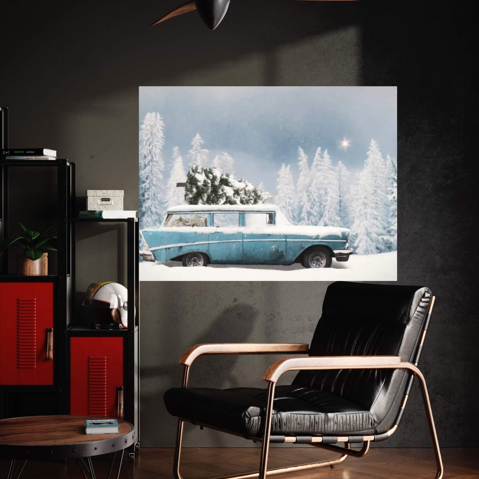 Christmas Blues Canvas Wall Art - Y Canvas