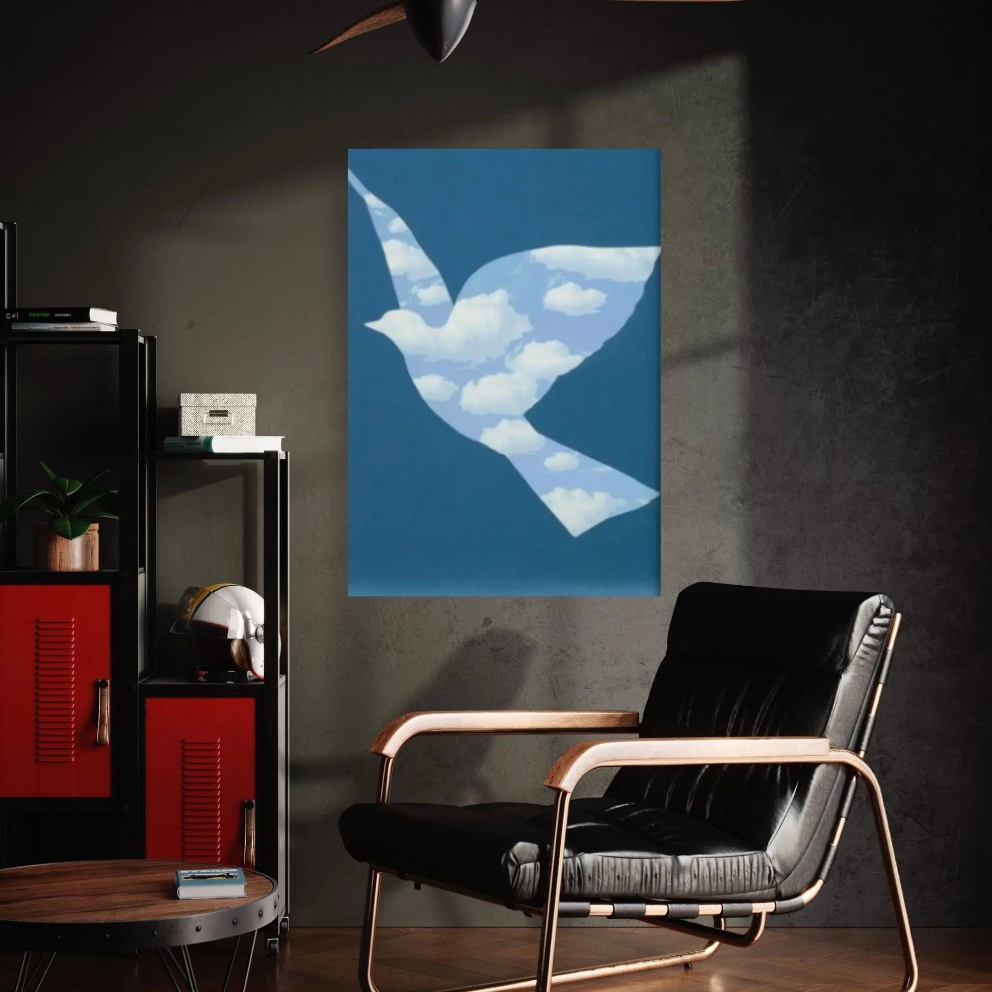 Rene Magritte Sky Bird Canvas Wall Art Poster, Reproduced Wall Decor Print - Y Canvas