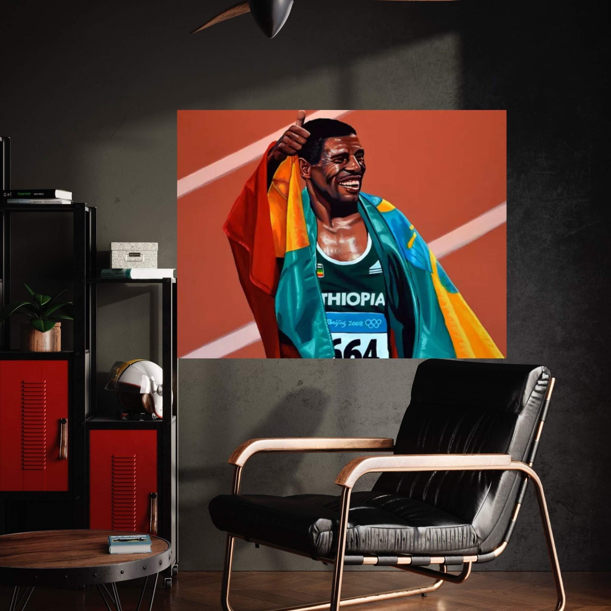 Haile Gebrselassie Canvas Wall Art - Y Canvas