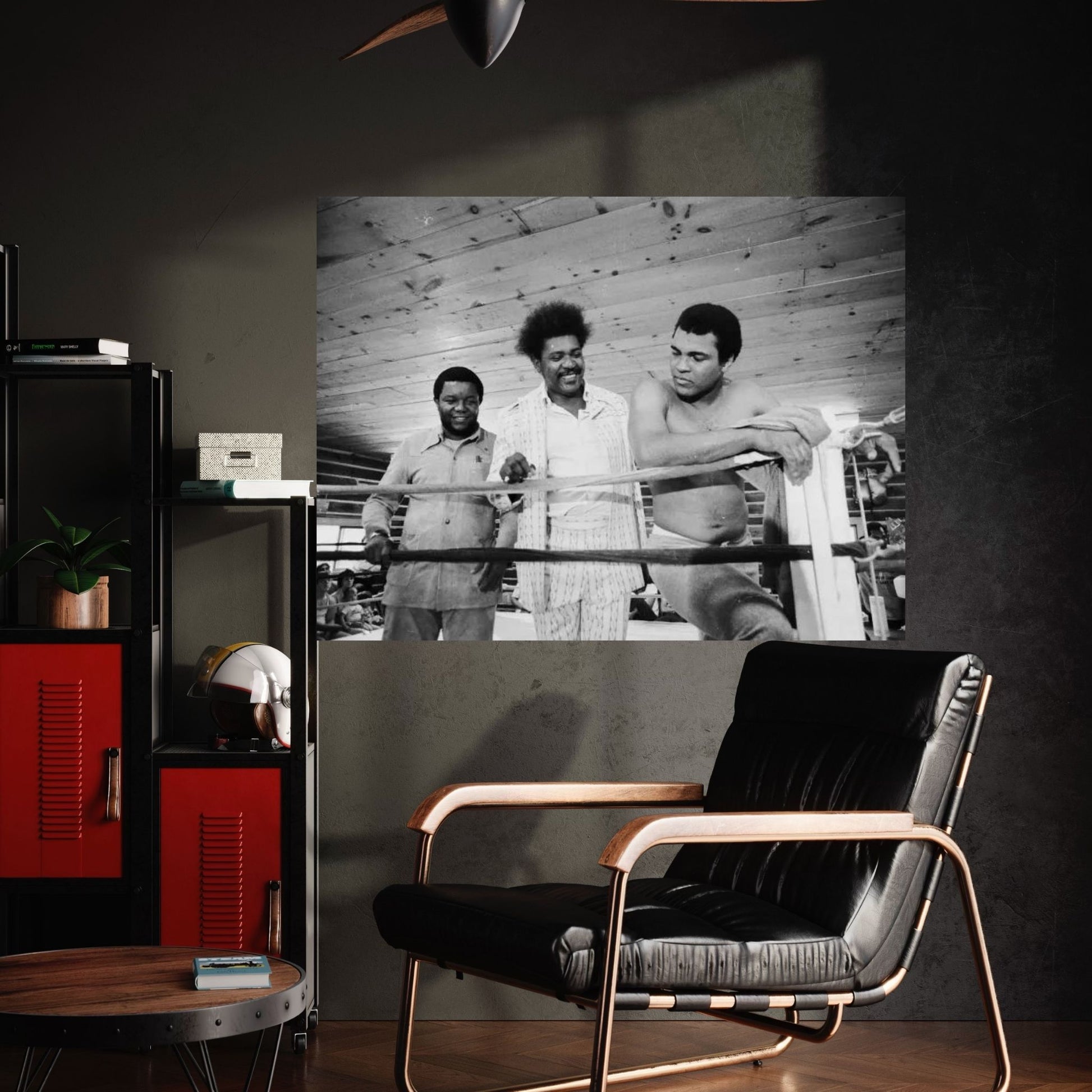 Muhammad Ali, Promoter And Friend In A Corner Of The Ring, Deer Lake Training Facility Canvas Wall Art - Y Canvas