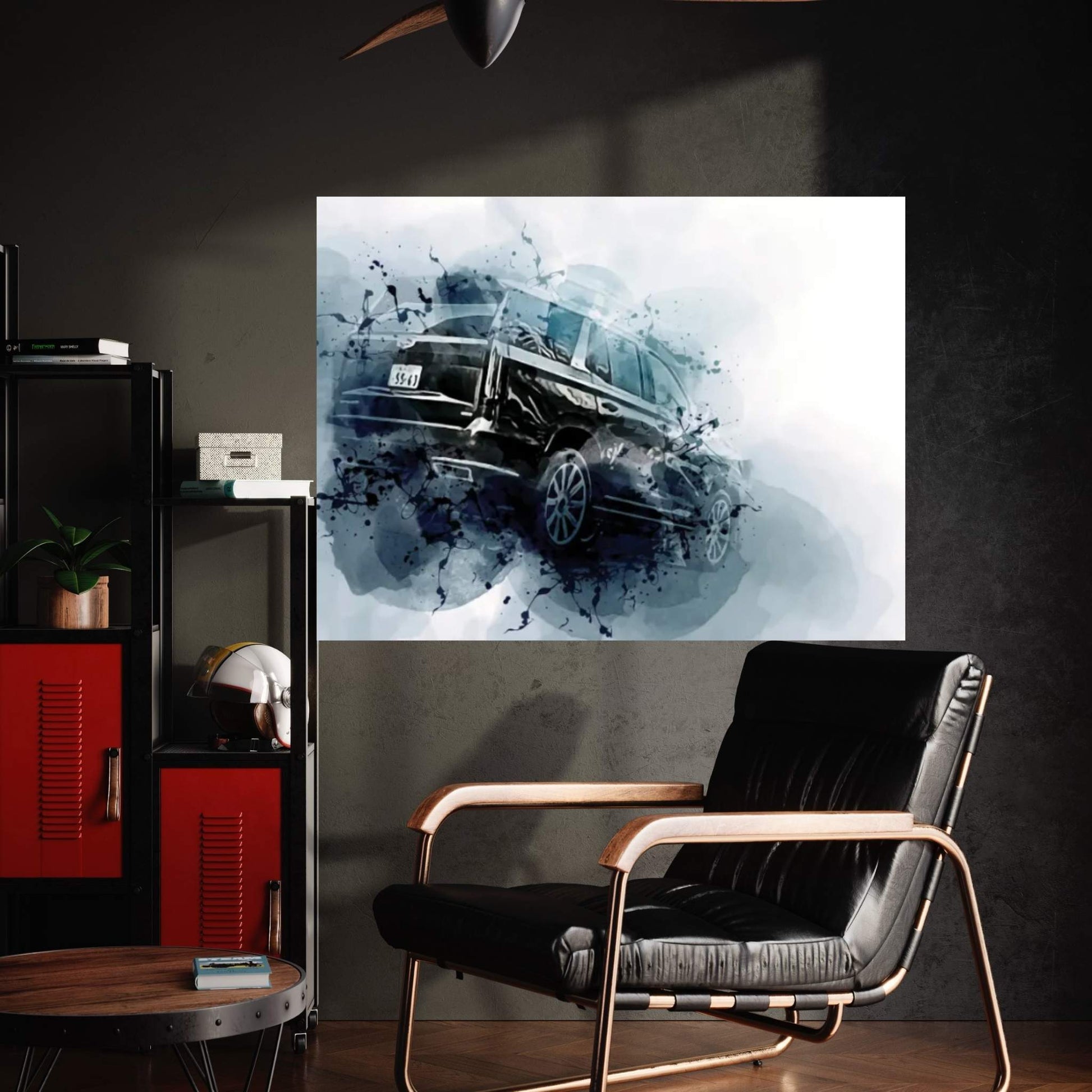 Cadillac Escalade 2022 Rear View Exterior Luxury Suv New Gray Escalade American Cars Cadillac Canvas Wall Art - Y Canvas