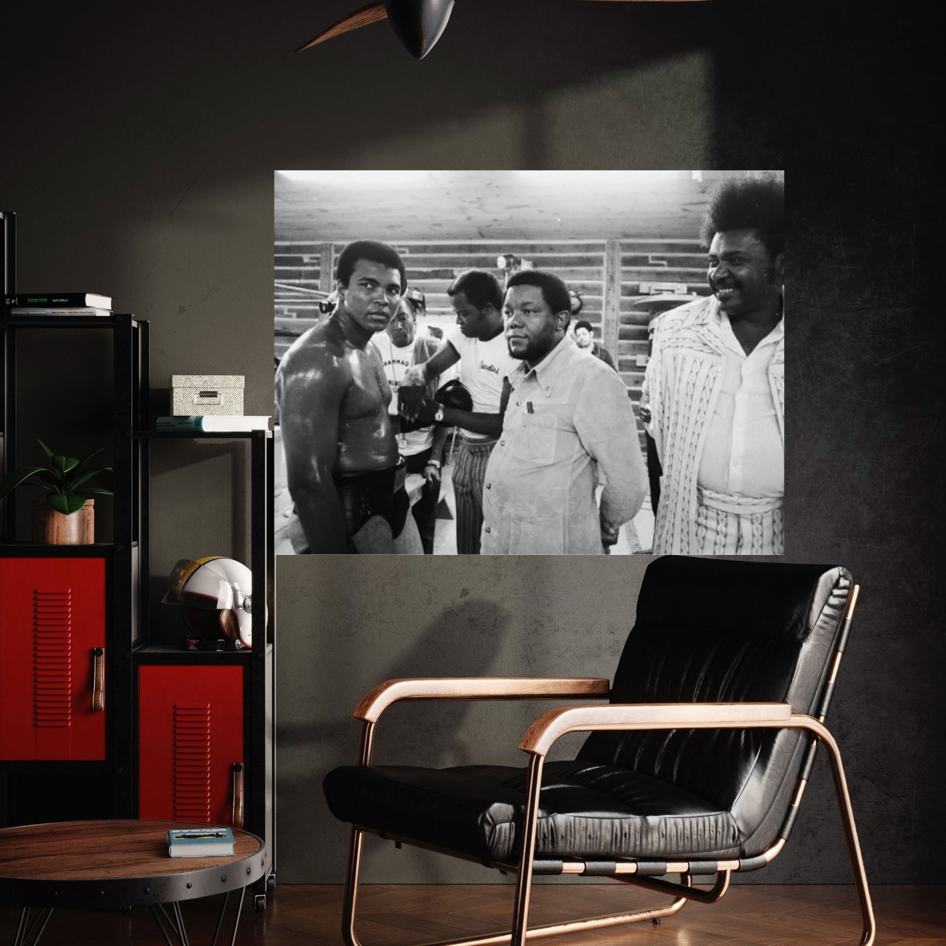 Muhammad Ali, Promoter And Training Team Canvas Wall Art - Y Canvas