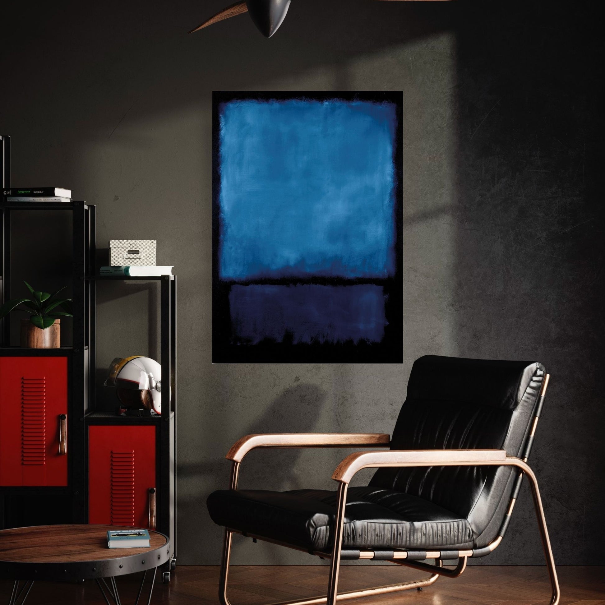 Mark Rothko Canvas Wall Art Print Blue Black YCanvas.com