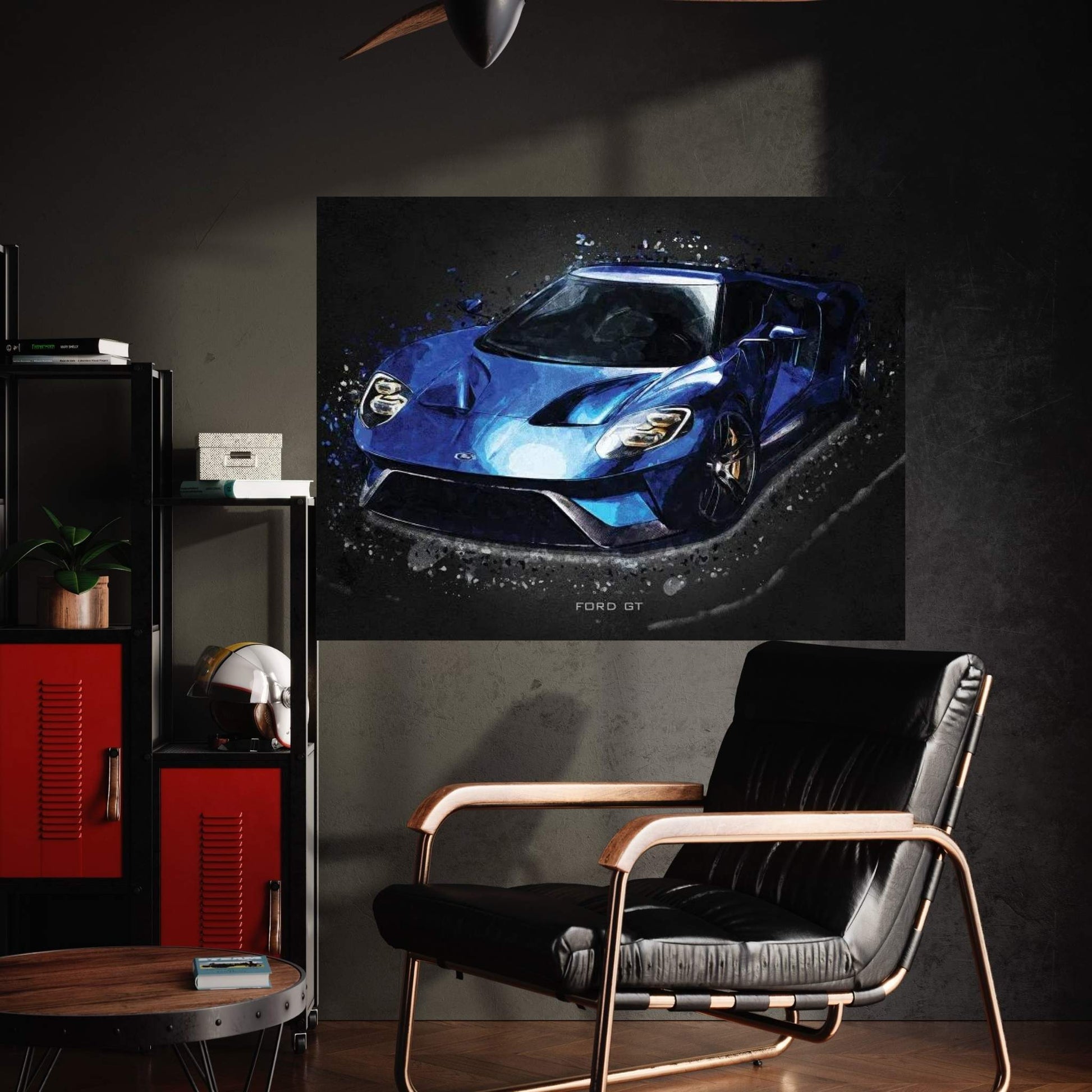 Ford GT Canvas Wall Art - Y Canvas