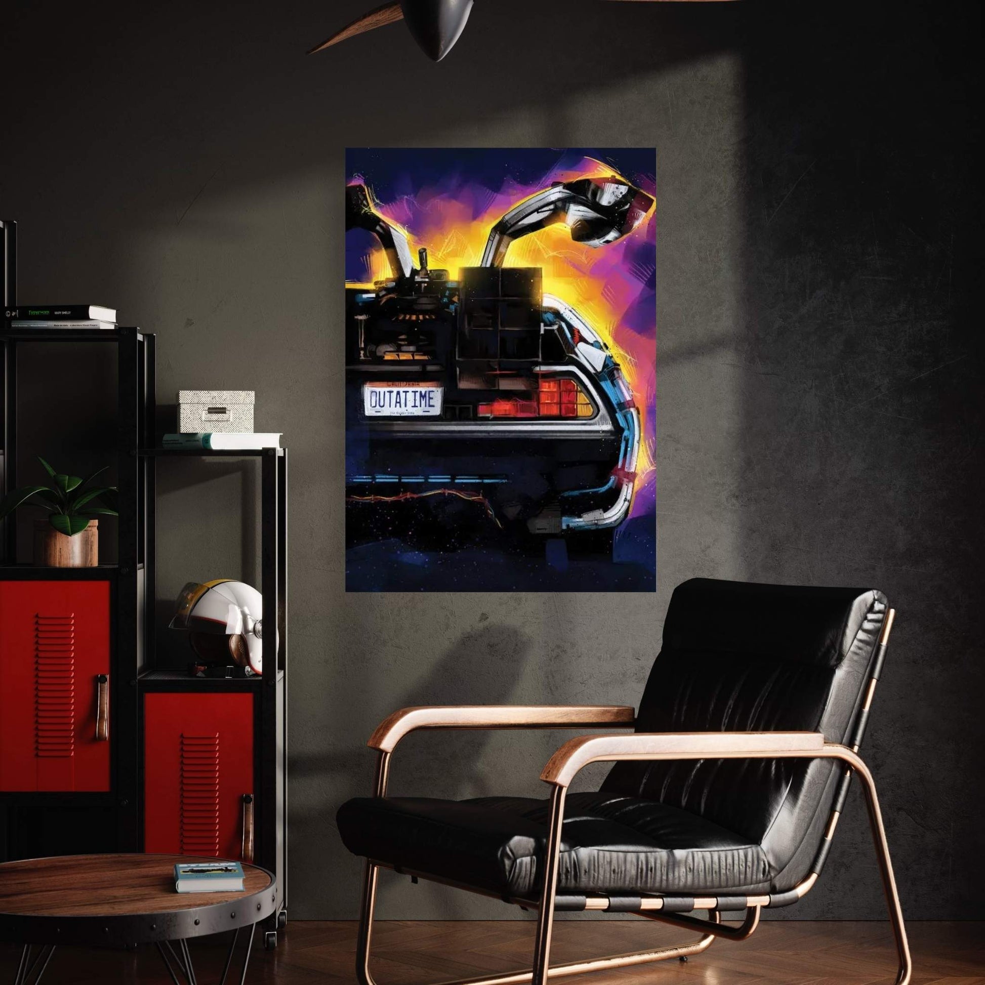 Delorean Canvas Wall Art - Y Canvas