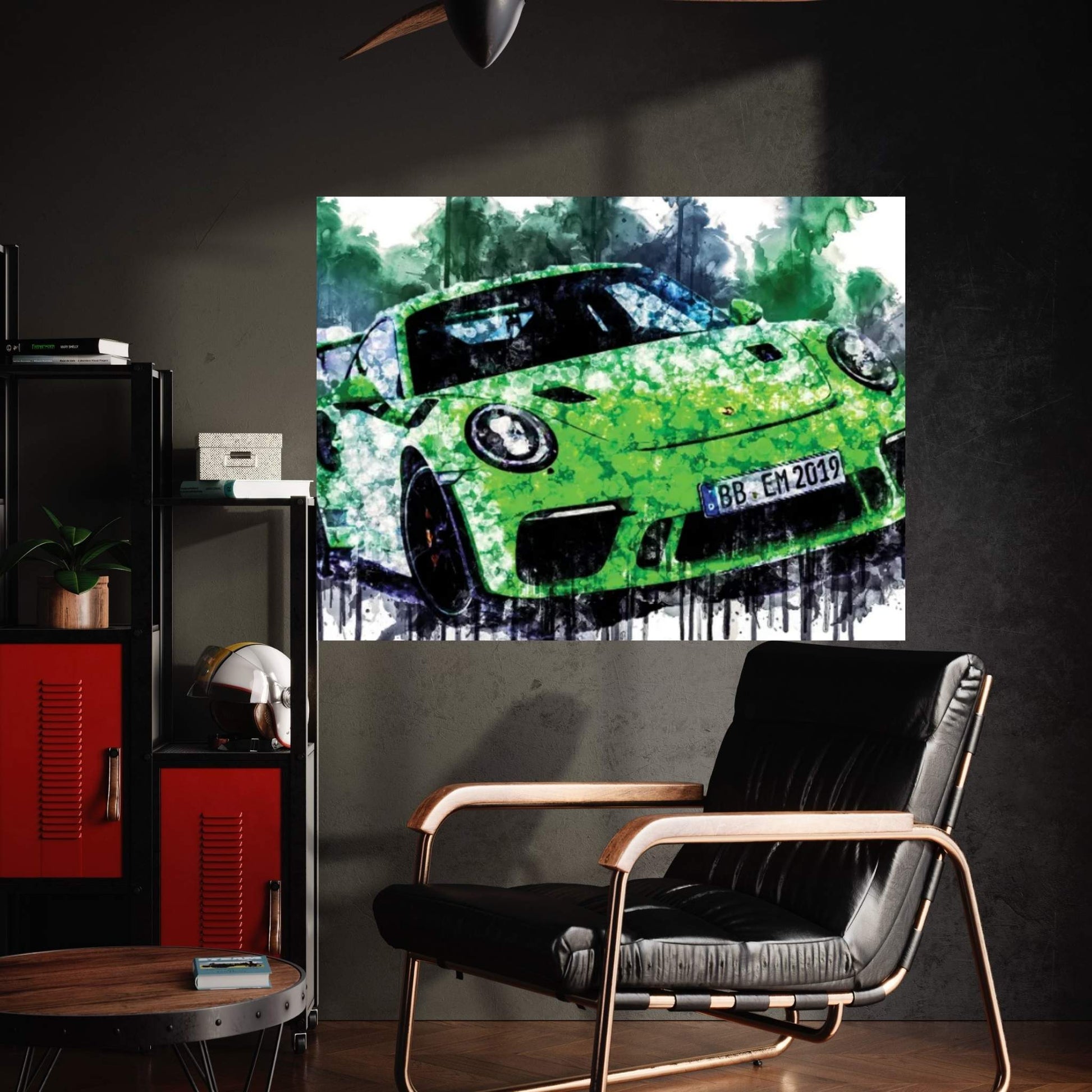Car 2018 Porsche 911 GT3 RS Canvas Wall Art - Y Canvas