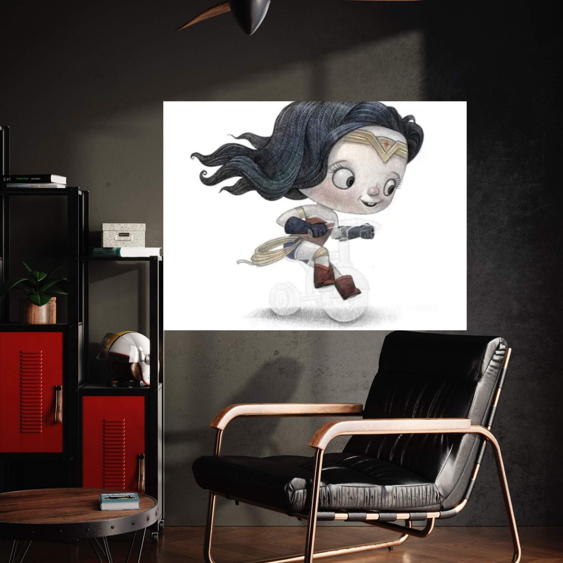Baby Wonder Woman Canvas Wall Art - Y Canvas