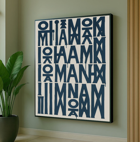 Retna Inspired Typography Street Art Canvas Wall Art