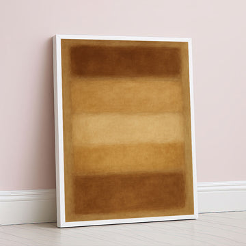Mark Rothko Style Warm Earth Tones Canvas Wall Art