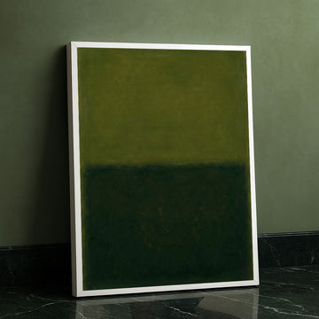 Mark Rothko Olive And Dark Green Canvas Wall Art