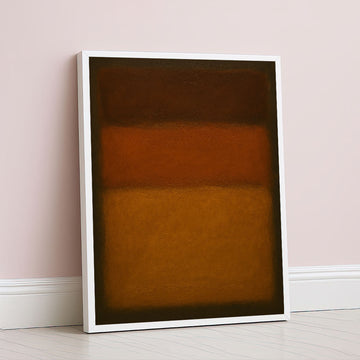 Mark Rothko Brown And Orange Canvas Wall Art