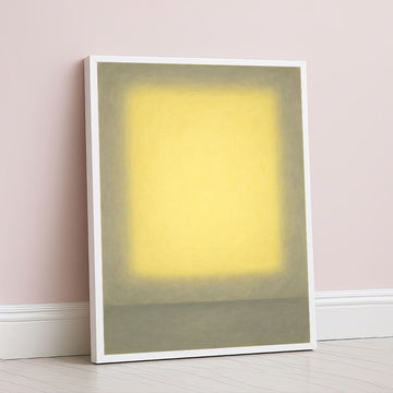 Mark Rothko Style Yellow Color Field Canvas Wall Art
