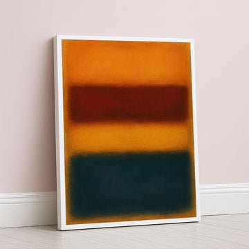 Mark Rothko Orange And Teal Canvas Wall Art
