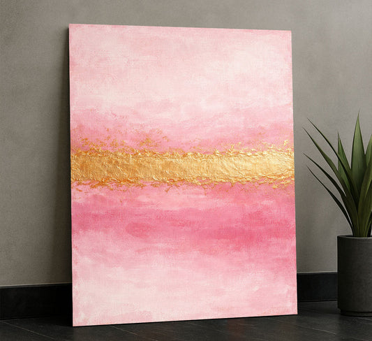 Mark Rothko Pink And Gold Canvas Wall Art
