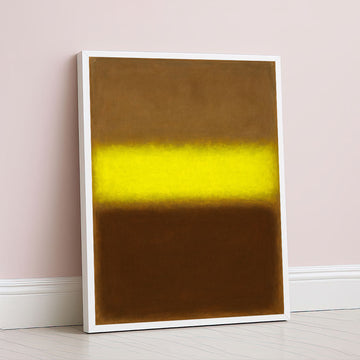 Mark Rothko Style Color Field Canvas Wall Art In Earth Tones