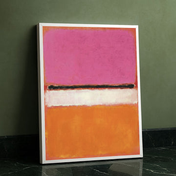 Mark Rothko Pink And Orange Canvas Wall Art
