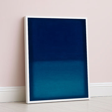 Mark Rothko Navy And Teal Canvas Wall Art