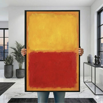 Mark Rothko Yellow And Red Canvas Wall Art