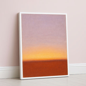 Mark Rothko Inspired Color Field Sunset Canvas Wall Art