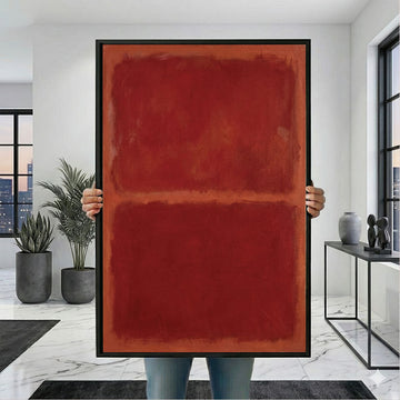 Mark Rothko Red And Orange Canvas Wall Art