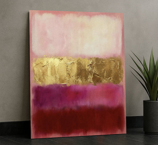 Mark Rothko Pink And Gold Canvas Wall Art