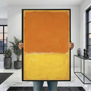 Mark Rothko Orange And Yellow Canvas Wall Art
