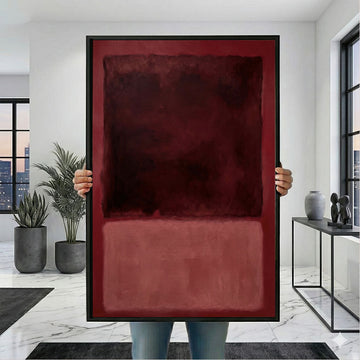 Mark Rothko Red And Maroon Canvas Wall Art
