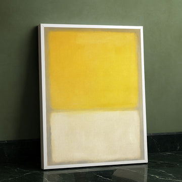 Mark Rothko Yellow And Beige Canvas Wall Art