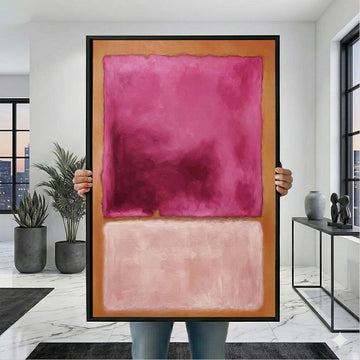 Mark Rothko Pink And Peach Canvas Wall Art