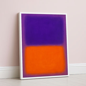 Mark Rothko Inspired Color Field Canvas Wall Art In Purple