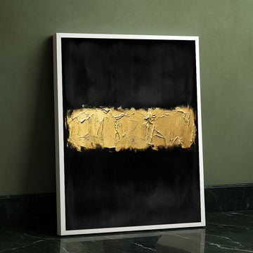 Mark Rothko Black And Gold Canvas Wall Art