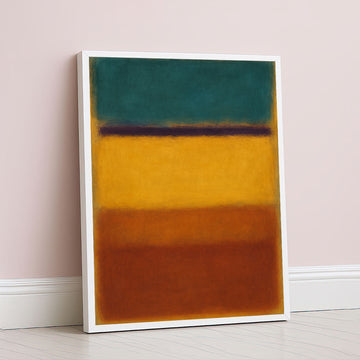 Mark Rothko Teal And Yellow Canvas Wall Art