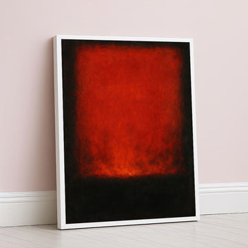 Mark Rothko Style Red And Black Color Field Canvas Wall Art