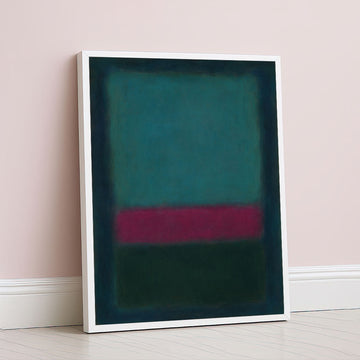 Mark Rothko Teal And Burgundy Canvas Wall Art