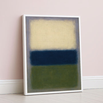 Mark Rothko Beige And Blue Canvas Wall Art